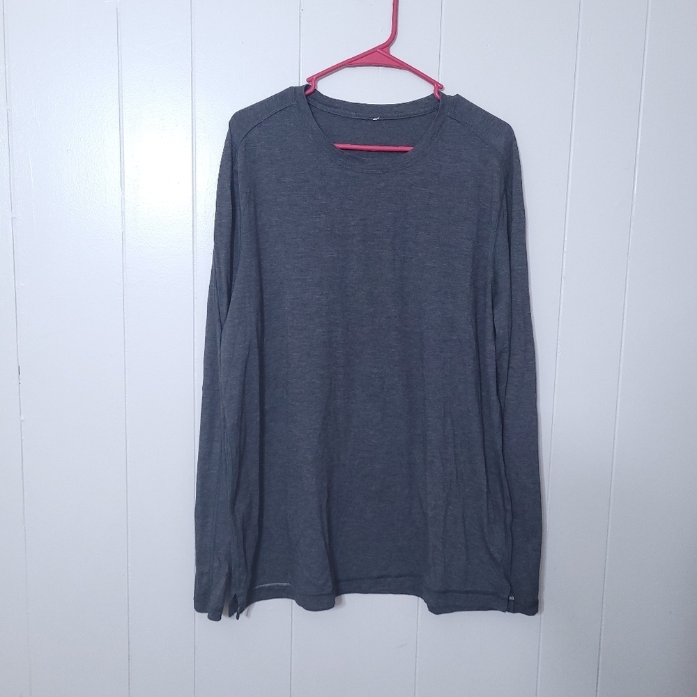 Lululemon Long Sleeve Shirt Gray Men's